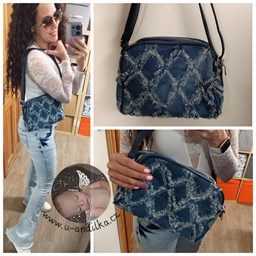 Zobrazit podrobnosti pro Luxusní džíns crossbody
 Obrázek Luxusní džíns crossbody