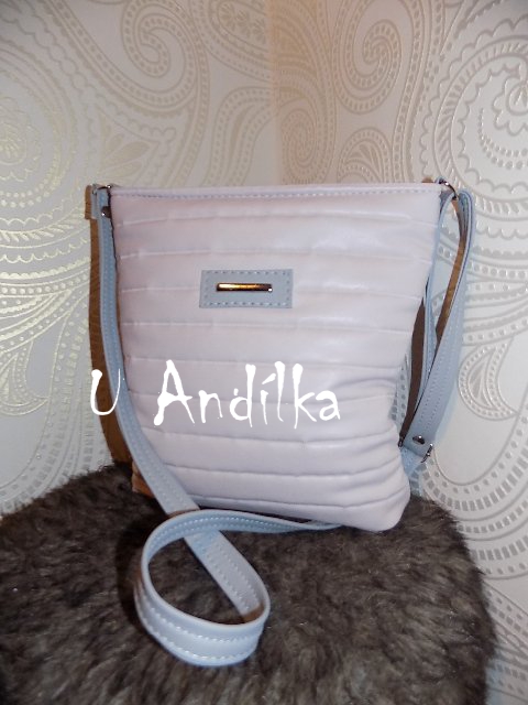 Obrázek Luxusní kouřově růžová crossbody kabelka Virginia
