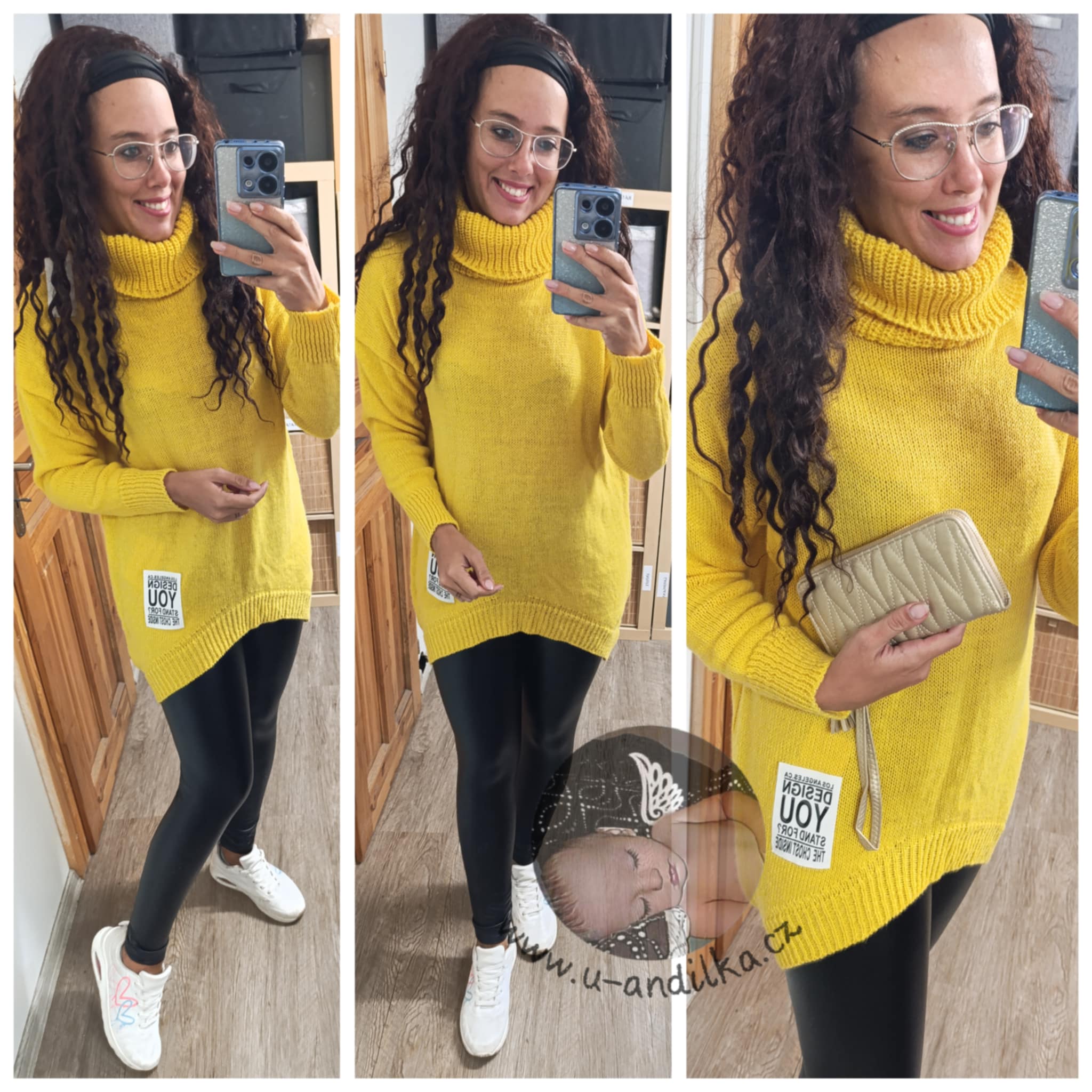 Obrázek  Nádherný svetr Nášivka Design
