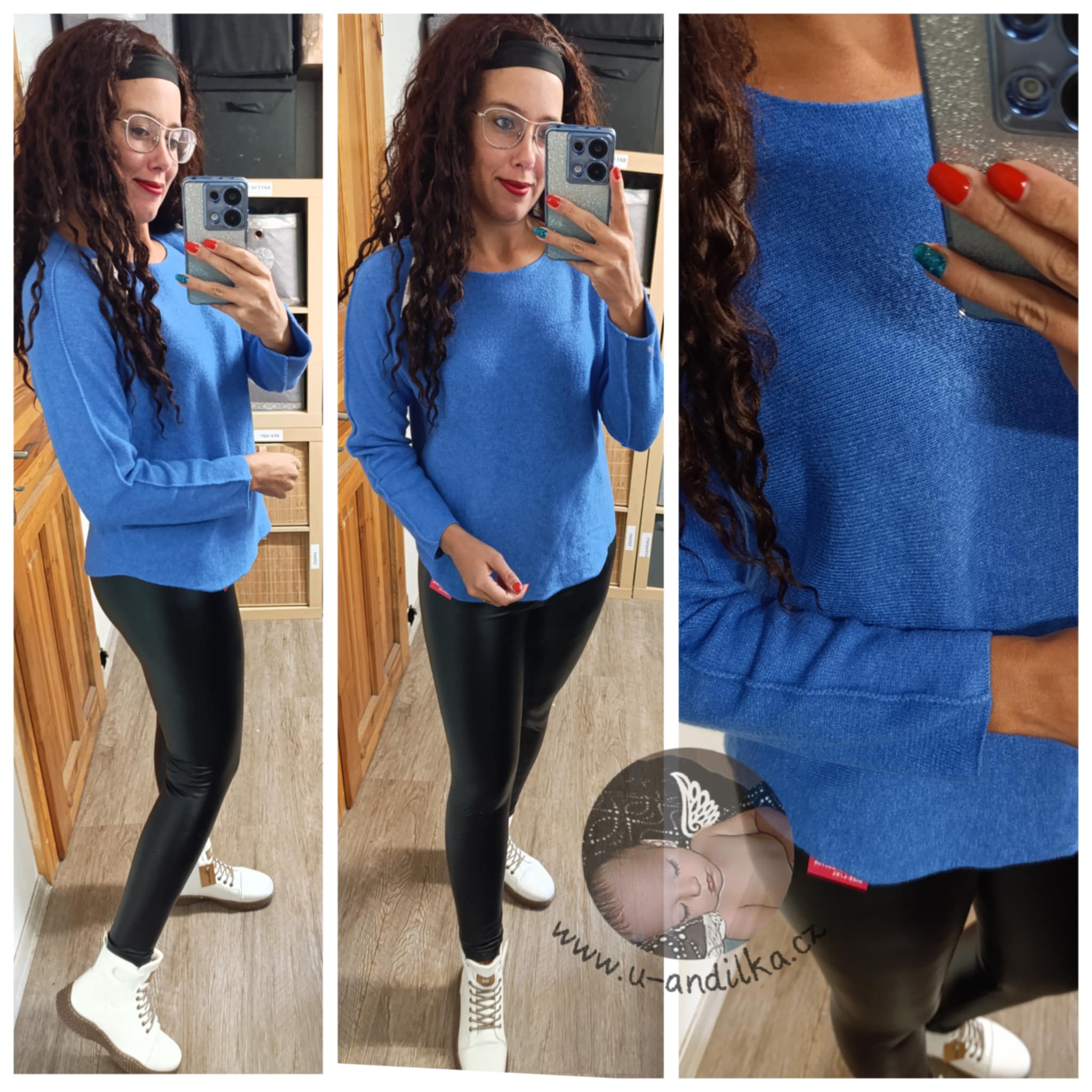 Obrázek Svetřík s kulatým výstřihem
