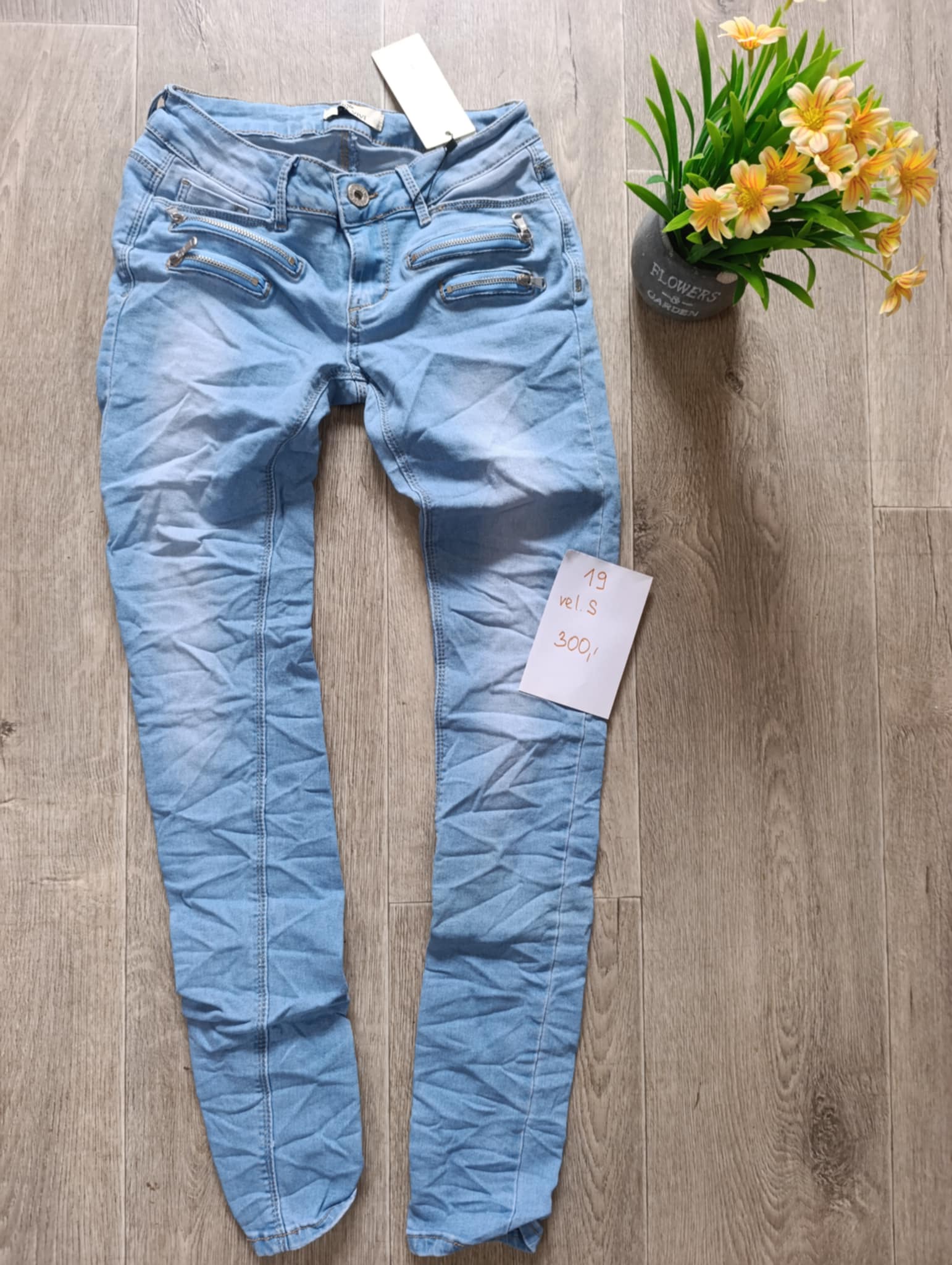 Obrázek Bokové džíny Blue vel.S
