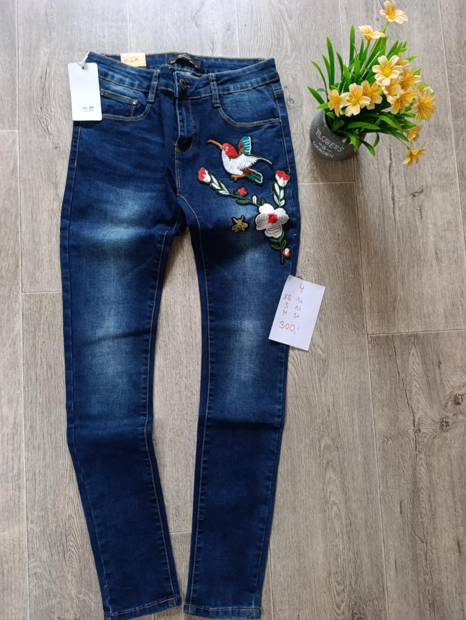 Obrázek Krásné džíny Ptáček
