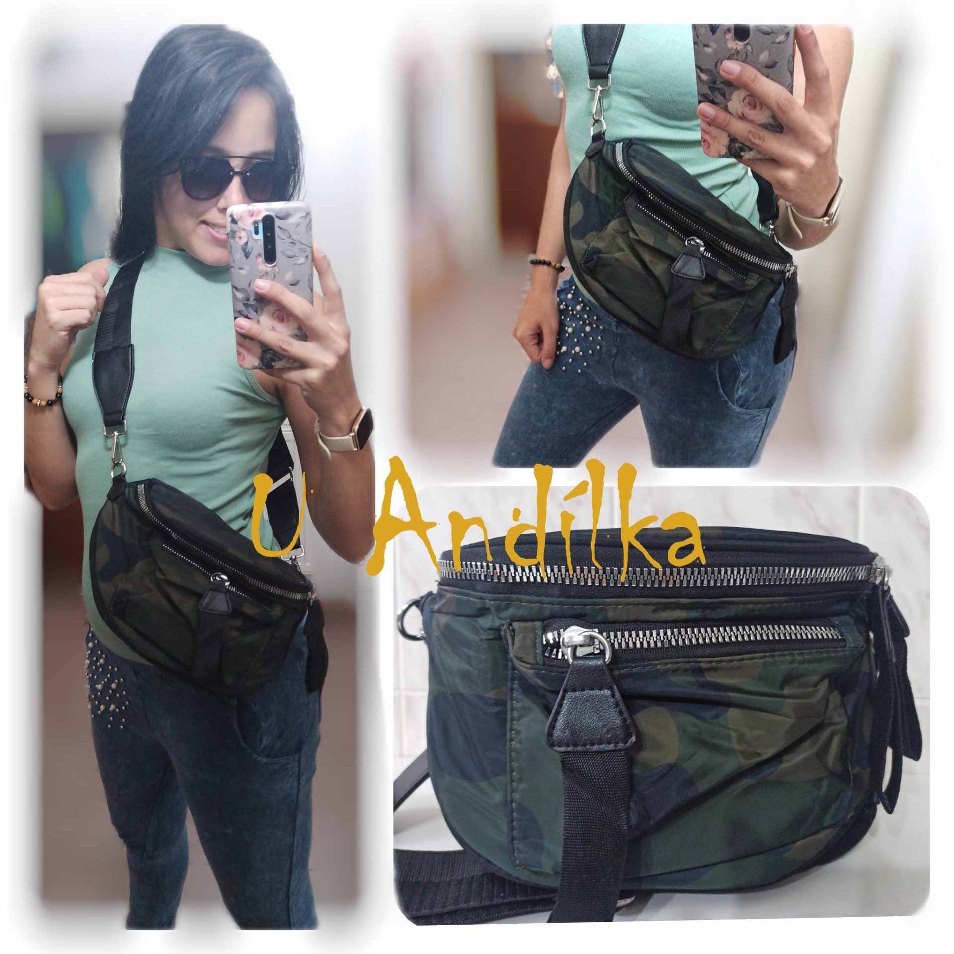 Obrázek Luxusní army crossbody
