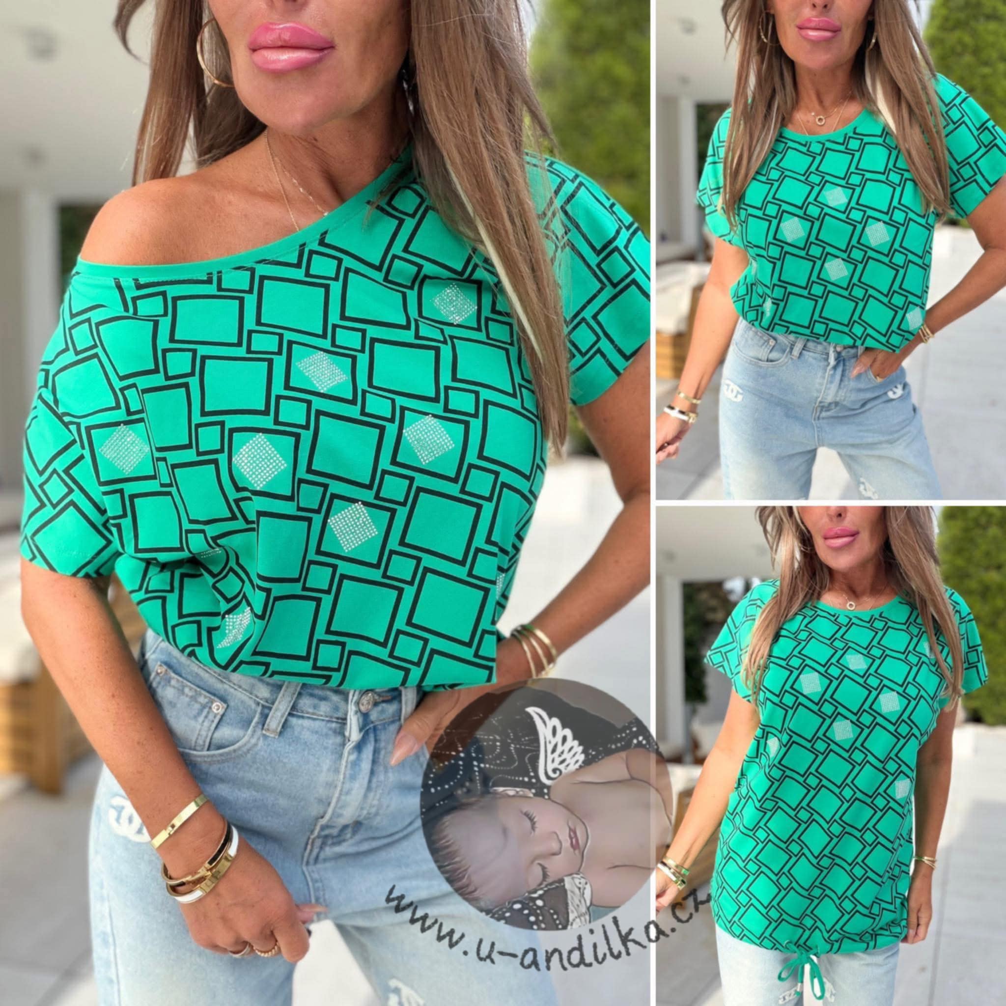 Obrázek Elegantní halenka Vzory
