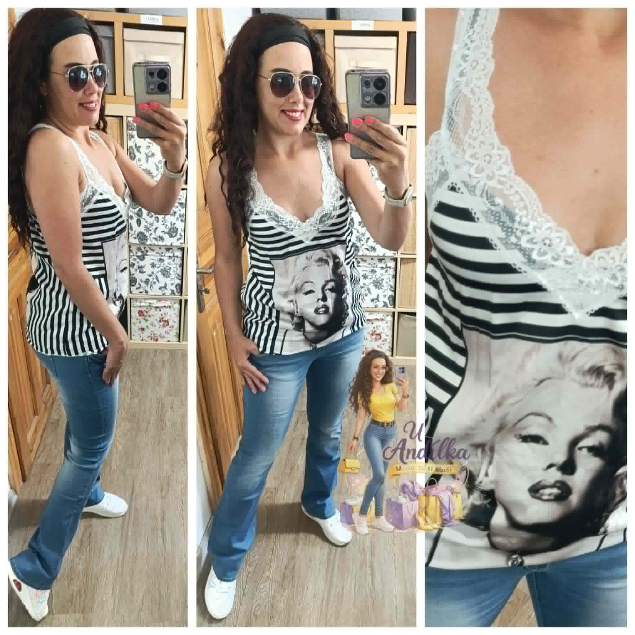 Obrázek Tílko s krajkou Marilyn 
