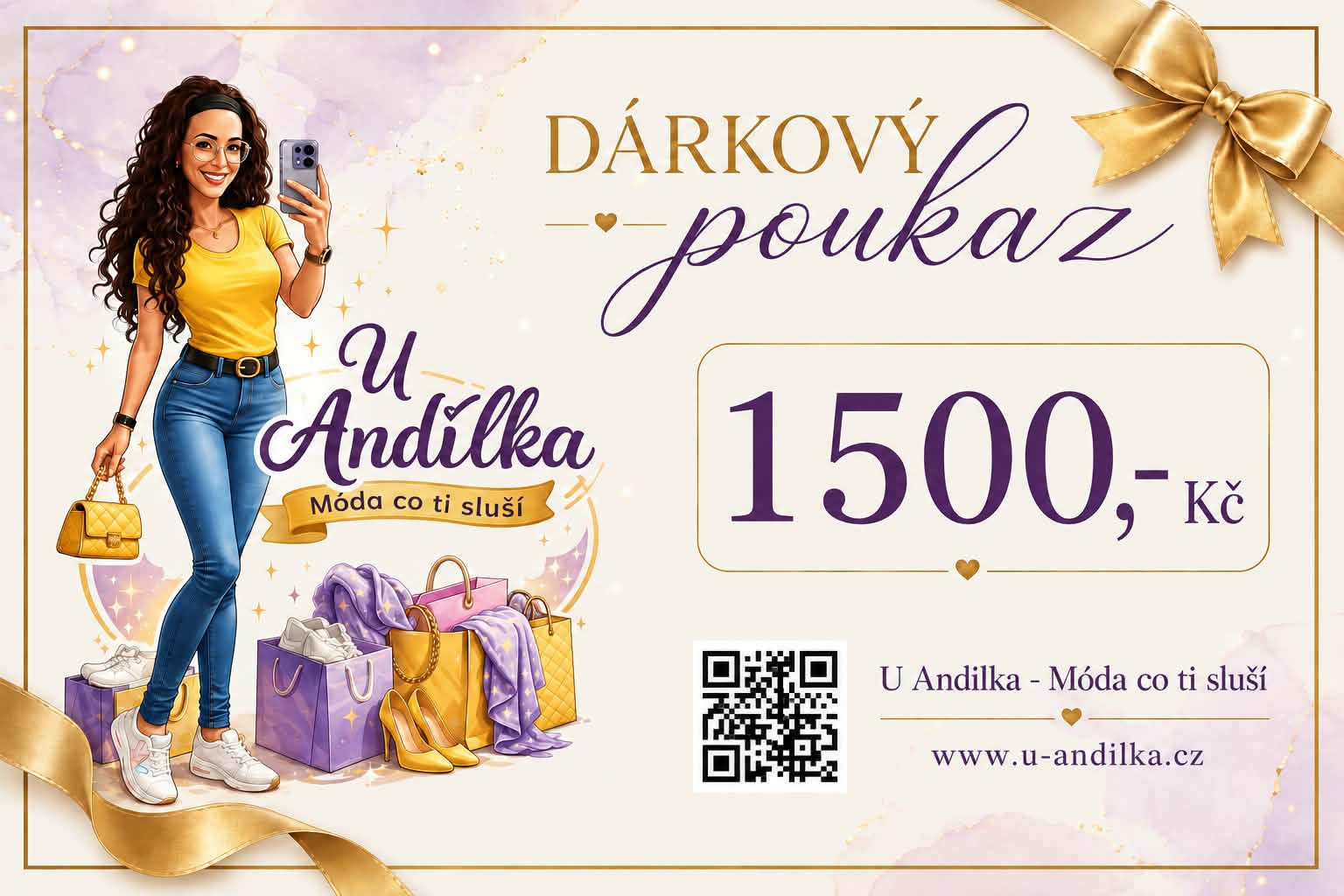 Obrázek Dárkový poukaz 1500KČ
