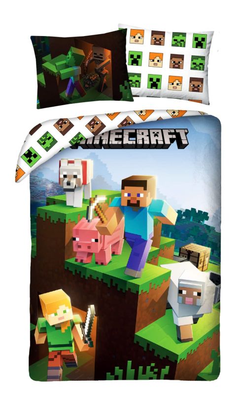 Obrázek Povlečení Minecraft Farma animals 
