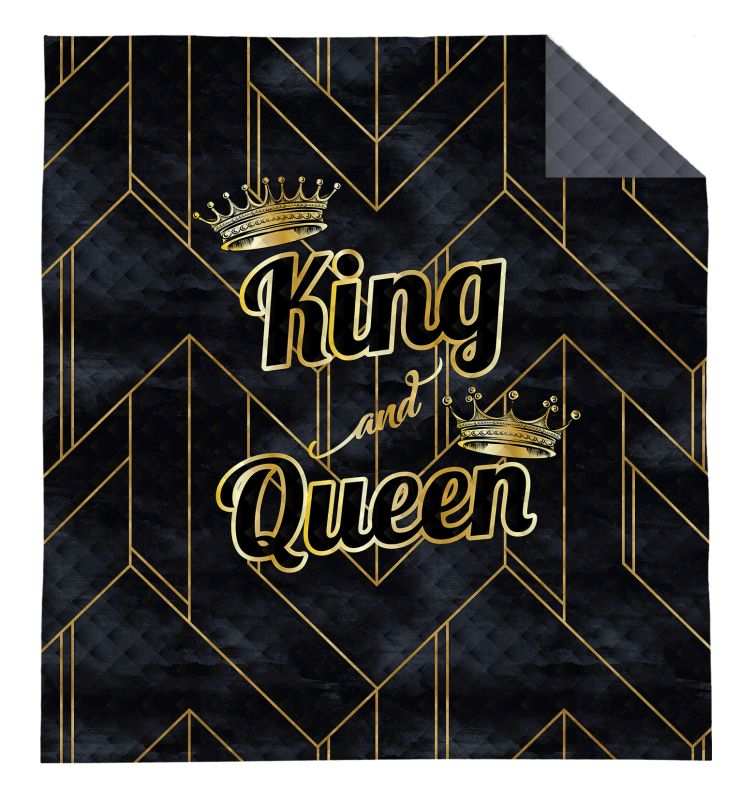 Obrázek Přehoz na postel King and Queen gold 220/240
