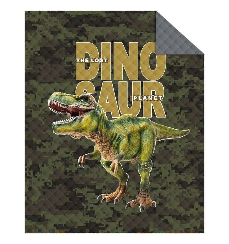 Obrázek Přehoz na postel Dinosaur Army 170/210
