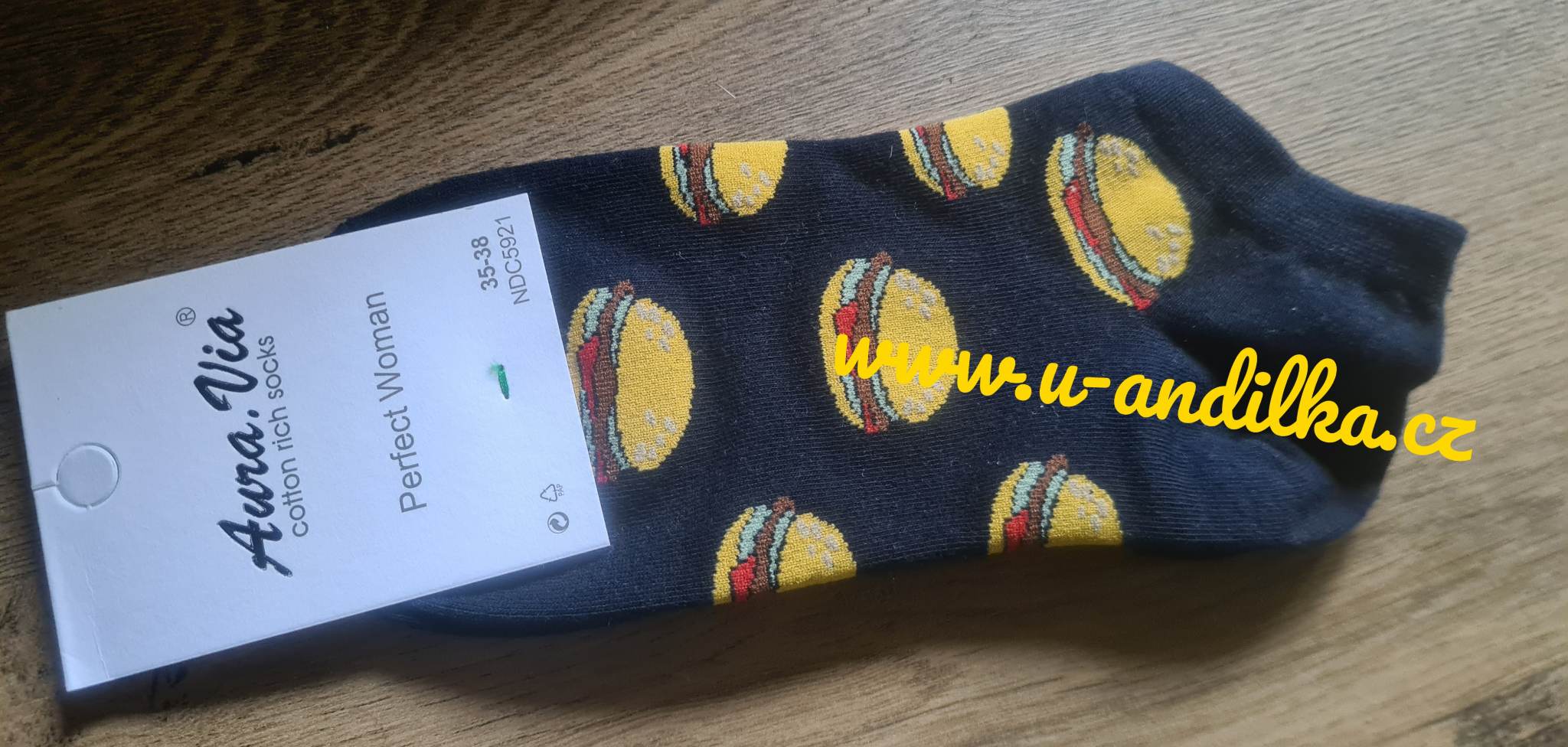 Obrázek Kotníkové ponožky Hamburger
